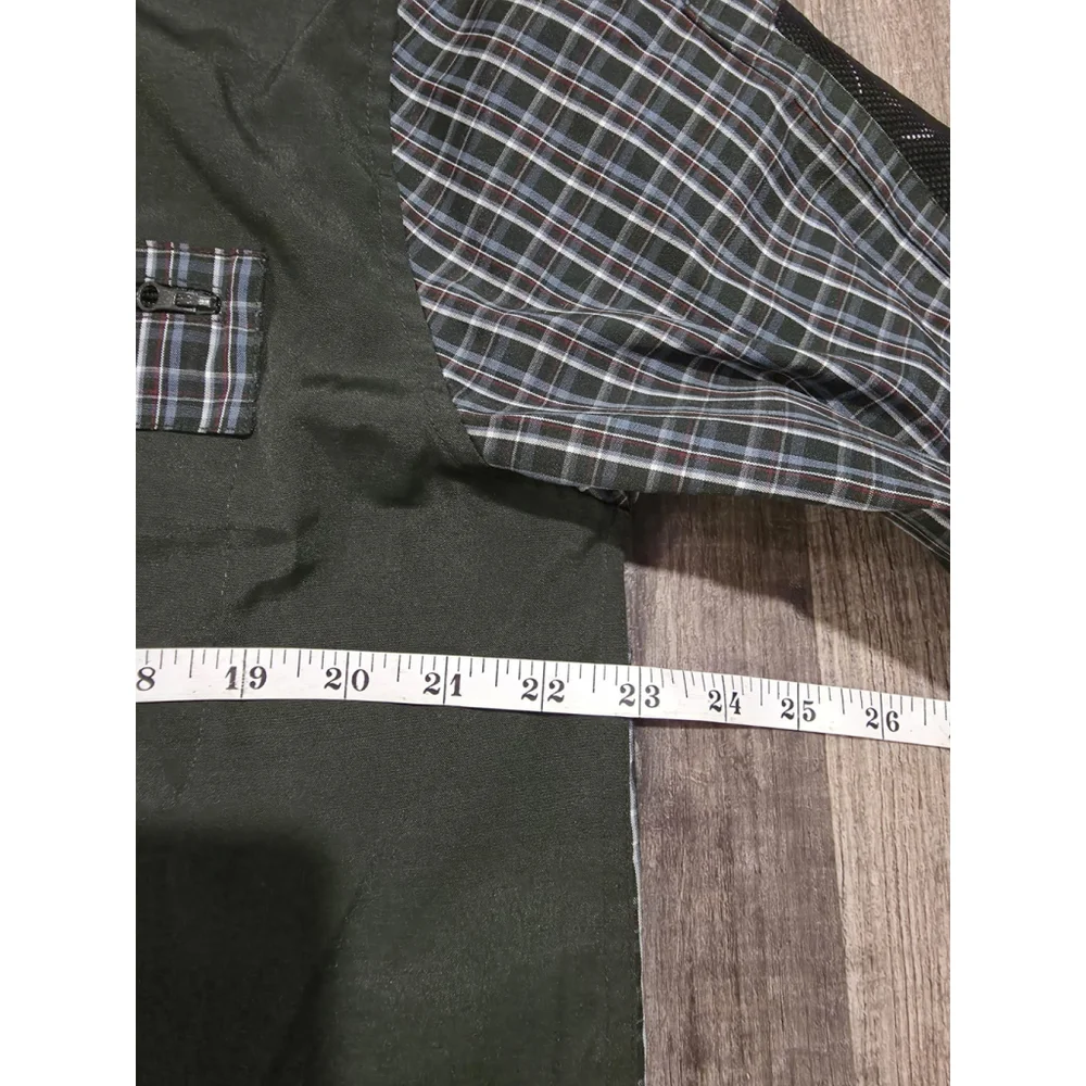 Vintage Bugle Boy Button Up Green Shirt Men's Size Medium - Picture 4 of 8